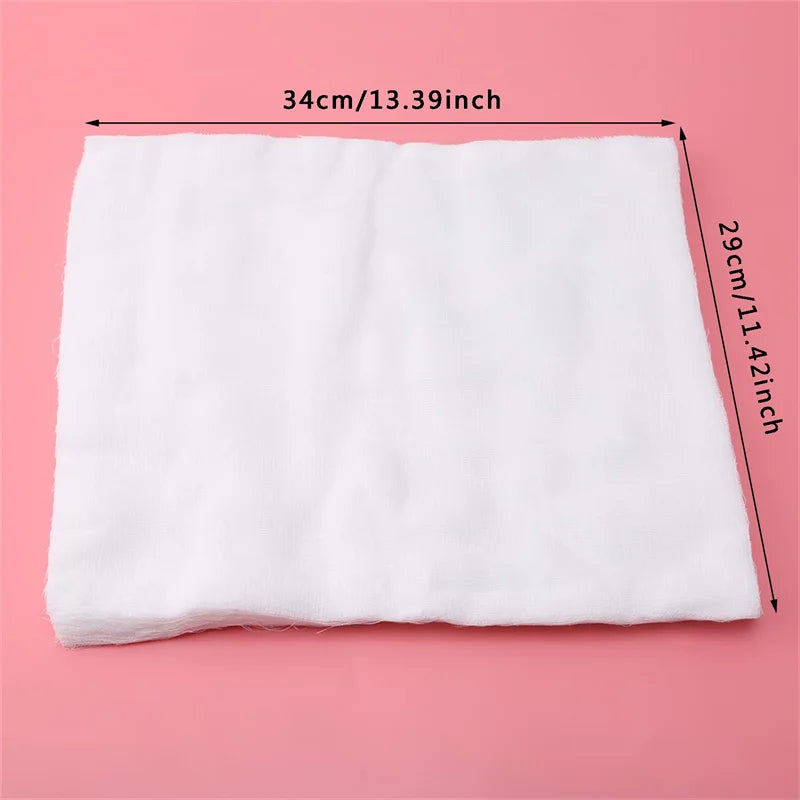 100 Stück Einweg-Gesichtsmasken-Vlies – Weiche Kosmetik-Gaze für Gesichtsmasken, Hautpflege und Beauty-Anwendungen