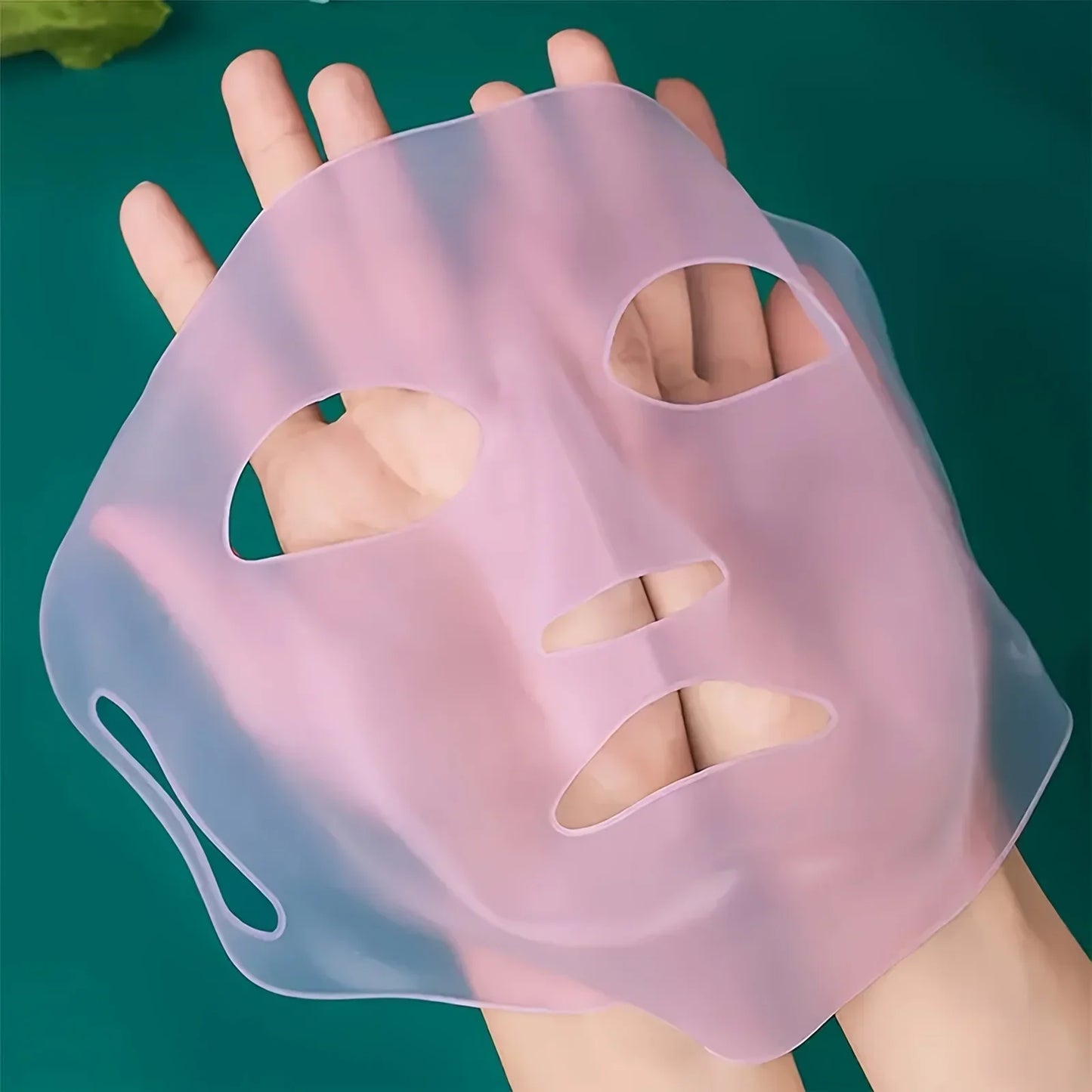 3D Silikon-Gesichtsmaske – Wiederverwendbare Feuchtigkeitsmaske für die Gesichtspflege