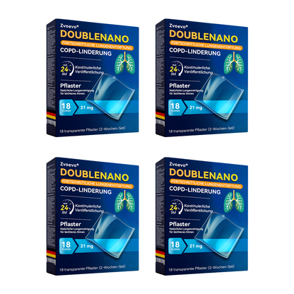 👨‍⚕️🏅Zvoevo® DoubleNano COPD-Linderungspflaster (💝 Gezielte Behandlung bei Husten, Atemnot, Keuchen, Schleim, verstopfter Nase, Bronchitis, Allergiesymptomen und allgemeinen Lungenbeschwerden 🫁)