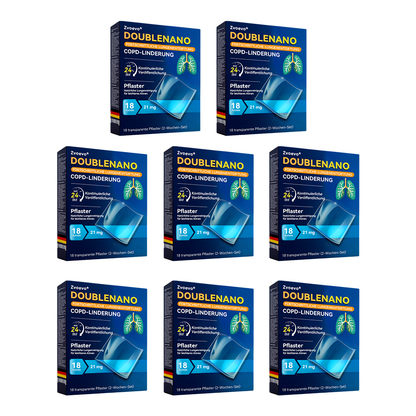 👨‍⚕️🏅Zvoevo® DoubleNano COPD-Linderungspflaster (💝 Gezielte Behandlung bei Husten, Atemnot, Keuchen, Schleim, verstopfter Nase, Bronchitis, Allergiesymptomen und allgemeinen Lungenbeschwerden 🫁)