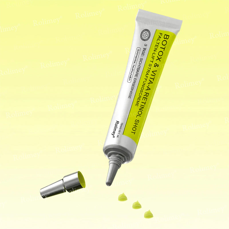 ✨✅Jetzt jugendliche Haut zurückgewinnen 💫Rolimey® Botox & Vita-A Retinol Shot Falten-Lift Straffungscreme