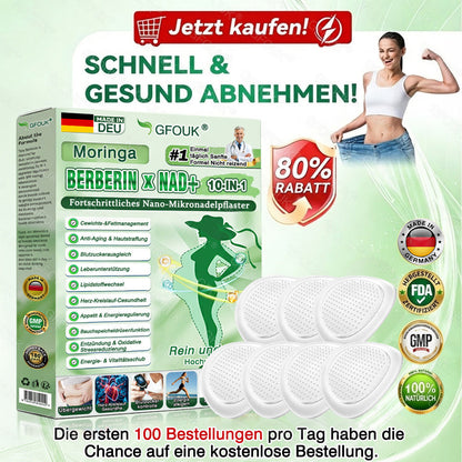 ❤️🇩🇪𝗢𝗳𝗳𝗶𝘇𝗶𝗲𝗹𝗹𝗲𝗿 𝗦𝗵𝗼𝗽 | 🎁 𝗚𝗙𝗢𝗨𝗞® 𝗠𝗼𝗿𝗶𝗻𝗴𝗮 𝗕𝗲𝗿𝗯𝗲𝗿𝗶𝗻𝗲𝘅 𝗡𝗔𝗗+ 𝟭𝟬-𝗶𝗻-𝟭 𝗡𝗮𝗻𝗼-𝗠𝗶𝗸𝗿𝗼𝗻𝗮𝗱𝗲𝗹-𝗣𝗮𝘁𝗰𝗵 (𝗡𝘂𝗿 𝗲𝗶𝗻𝗺𝗮𝗹 𝘁ä𝗴𝗹𝗶𝗰𝗵, 𝘀𝗶𝗰𝗵𝘁𝗯𝗮𝗿𝗲 𝗩𝗲𝗿ä𝗻𝗱𝗲𝗿𝘂𝗻𝗴𝗲𝗻 𝗶𝗻 𝟳 𝗧𝗮𝗴𝗲𝗻) ✅ 𝗙ü𝗿 Ü𝗯𝗲𝗿𝗴𝗲𝘄𝗶𝗰𝗵𝘁, 𝗹𝗼𝗰𝗸𝗲𝗿𝗲 𝗛𝗮𝘂𝘁, 𝗗𝗶𝗮𝗯𝗲𝘁𝗲𝘀, 𝗦𝗰𝗵𝗹𝗮𝗳𝗮𝗽𝗻𝗼𝗲, 𝗚𝗲𝗹𝗲𝗻𝗸𝗽𝗿𝗼𝗯𝗹𝗲𝗺𝗲 𝘂𝗻𝗱 𝗺𝗲𝗵𝗿