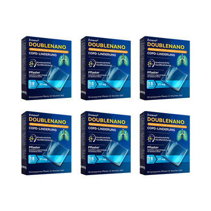 👨‍⚕️🌟Zvoevo® DoubleNano COPD-Linderungspflaster (💝 Gezielte Behandlung bei Husten, Atemnot, Keuchen, Schleim, verstopfter Nase, Bronchitis, Allergiesymptomen und allgemeinen Lungenbeschwerden 🫁)