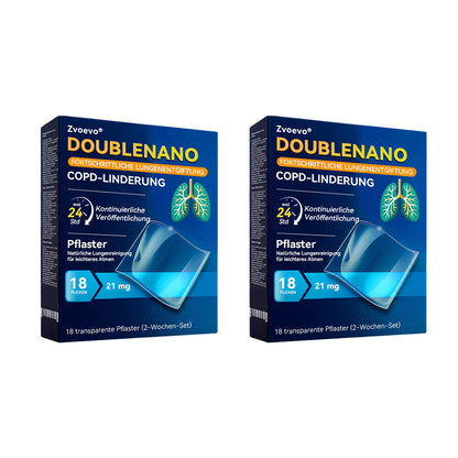 👨‍⚕️🌟Zvoevo® DoubleNano COPD-Linderungspflaster (💝 Gezielte Behandlung bei Husten, Atemnot, Keuchen, Schleim, verstopfter Nase, Bronchitis, Allergiesymptomen und allgemeinen Lungenbeschwerden 🫁)