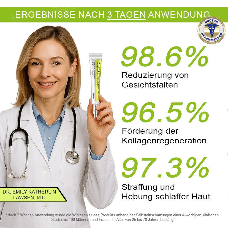 ✨✅Jetzt jugendliche Haut zurückgewinnen 💫Rolimey® Botox & Vita-A Retinol Shot Falten-Lift Straffungscreme