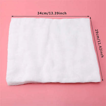 100 Stück Einweg-Gesichtsmasken-Vlies – Weiche Kosmetik-Gaze für Gesichtsmasken, Hautpflege und Beauty-Anwendungen