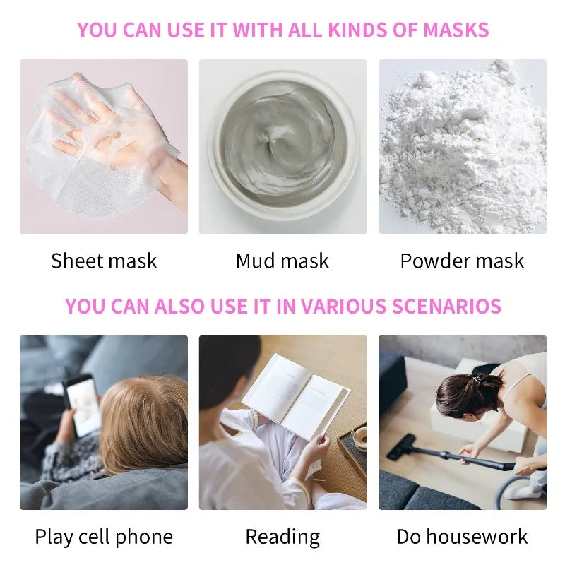 3D Silikon-Gesichtsmaske – Wiederverwendbare Feuchtigkeitsmaske für die Gesichtspflege