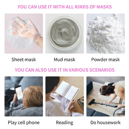 3D Silikon-Gesichtsmaske – Wiederverwendbare Feuchtigkeitsmaske für die Gesichtspflege