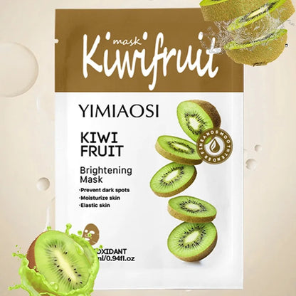 Frucht-Extrakt-Tuchmasken – Feuchtigkeitsspendende Gesichtsmasken mit Pflanzlichen Inhaltsstoffen für Geschmeidige Haut