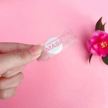 30/50 Stück Komprimierte Einweg-Gesichtsmasken – Tragbare Vliesmasken-Tabletten für DIY-Hautpflege und Gesichtspflege