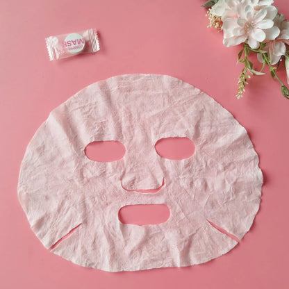 30/50 Stück Komprimierte Einweg-Gesichtsmasken – Tragbare Vliesmasken-Tabletten für DIY-Hautpflege und Gesichtspflege