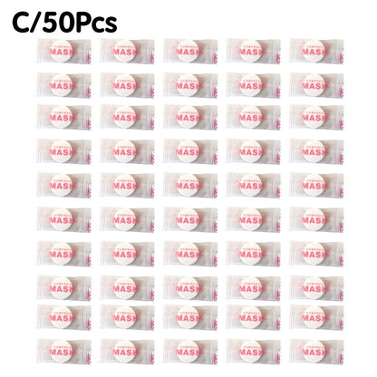 30/50 Stück Komprimierte Einweg-Gesichtsmasken – Tragbare Vliesmasken-Tabletten für DIY-Hautpflege und Gesichtspflege