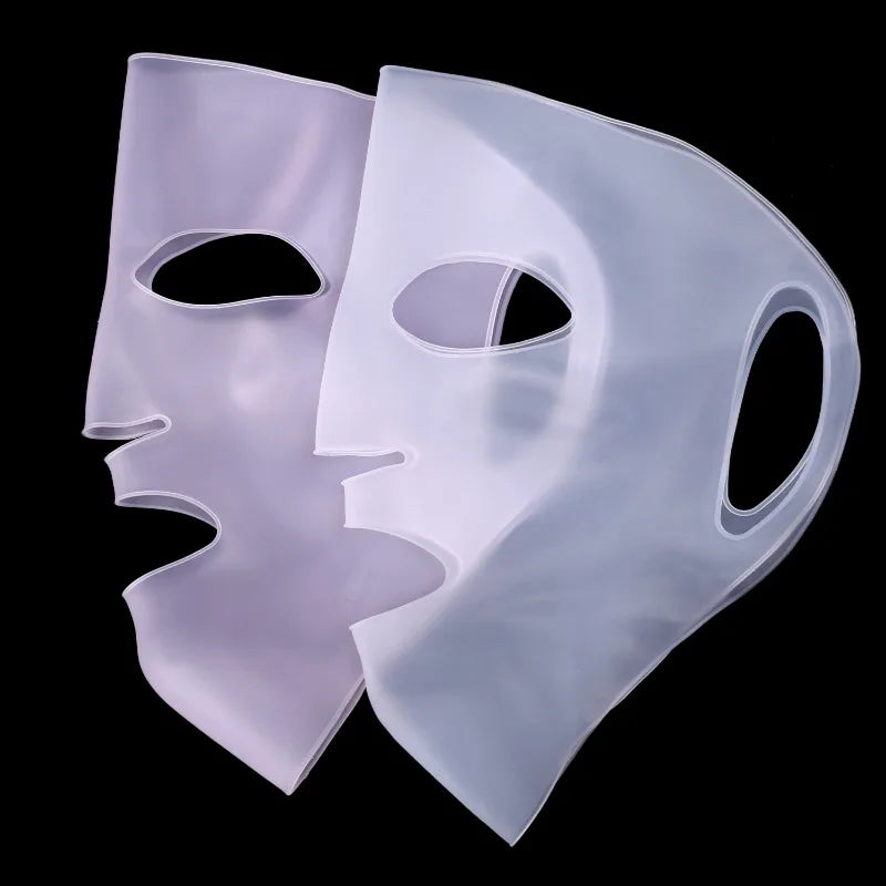 3D Silikon-Gesichtsmaske – Wiederverwendbare Feuchtigkeitsmaske für die Gesichtspflege