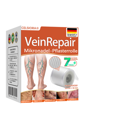 💯✨Celsiora® Vein Ease Mikronadel-Pflegepflaster (Bei Besenreisern, Krampfadern, Schwellungen & müden Beinen) 🔥 Letzter Aktionstag – 50% Rabatt
