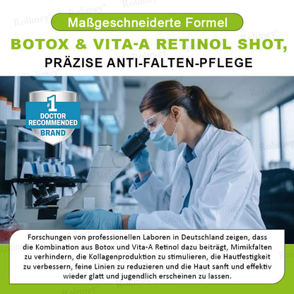 ✨✅Jetzt jugendliche Haut zurückgewinnen 💫Rolimey® Botox & Vita-A Retinol Shot Falten-Lift Straffungscreme