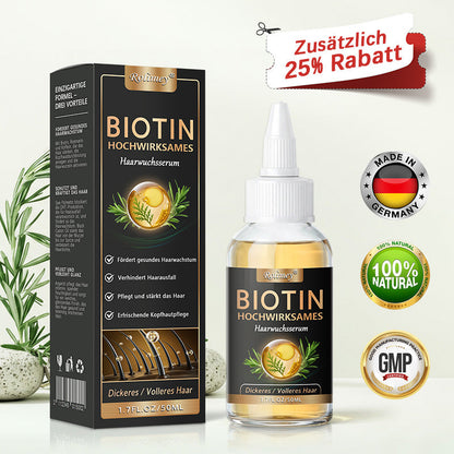 ✅🌟Offizieller Store 🇩🇪 | 🔥Rolimey® Hochwirksames Biotin & Rosmarin Haarwachstumsserum– Füllt lichte Stellen & Geheimratsecken sichtbar auf (🔥Zeitlich begrenzter Rabatt, ⏳letzte 30 Minuten)